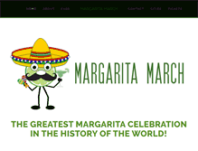 Tablet Screenshot of margaritamarch.com